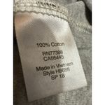 J.Crew Women's Gray Scalloped Square Neck Long Sleeve Knit Shirt Sweater Top S Photo 3