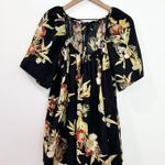 Free People  Jodie Floral Cotton Tunic Mini Dress Night Combo size Small Photo 2