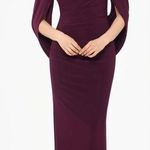 Betsy and Adam NWT Miriam Jersey Draped Back Gown Photo 0