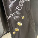 Mureli unisex Vintage Japanese Embroidered Bomber Jacket Black Floral M Size M Photo 3