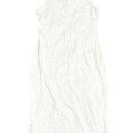 SheIn Women's High Neck Bodycon Midi Dress in Off-White, Size M Photo 0