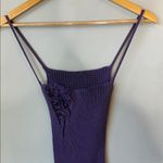 a. roege hove Purple Square Neck Mini Dress Photo 5