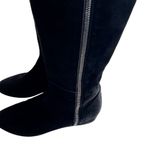Stuart Weitzman Black Suede Hidden Wedge Below Knee Tall Boots Size 5.5M Photo 4