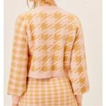 For Love & Lemons Cher Cardigan Valentine Pink Tan XS Clueless Preppy Academia Photo 1