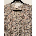 Anthropologie PINS AND NEEDLES Multicolor Floral Print Blouse Photo 2