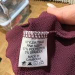 Iris basic  Burgundy Cold Shoulder Blouse Photo 8