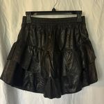 Very J  Black Faux Leather Skirt Size Small Photo 0