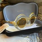 Gucci Authentic 53mm Cat Eye 'Porto Cervo' transparent Acetate Sunglasses Photo 0