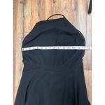 Lulus  Black Maxi Dress M Criss Cross Back Formal Evening Gown‎ Polyester Photo 6