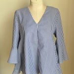 Tuckernuck  Pommander Place Addie Blue Stripe Top Small Photo 0