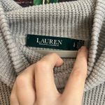 Ralph Lauren Cowl Neck Turtleneck Thermal Waffle Knit Long Sleeve Shirt Pullover Photo 2