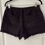 Aerie  Black Distressed Women's Shorts Medium Photo 4
