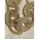 New Old Stock Retired AVON Brown Faux Leather Native American Mexican Necklace Photo 2