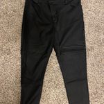 Abercrombie & Fitch Leather Jeans Photo 0