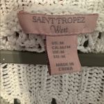 Saint Tropez West Elegant White Knit Sleeveless Top Photo 2