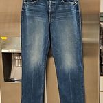 đź’•MOTHER SUPERIORđź’• Thrasher Skimp Jeans ~ It's A Small World 31 NWOT Blue Photo 11