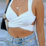 Princess Polly Taylor Top White Echo Photo 0