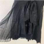 Free People  strapless tie front mesh layered short dress Size 2 ‘Good for You’ Photo 4