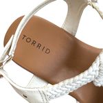 Torrid EUC  Macrame Espadrille Wedge Sandals Size Photo 3