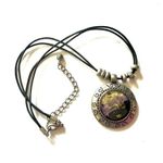 Kenneth Cole Silver tone pendant necklace on cord Photo 5