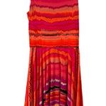 Cynthia Rowley  Sundress, Cutout Back, Midi, Full Skirt, Sunset Color Way Photo 0