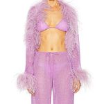 Oseree Lumiere Two Piece Bikini Set Purple Size M Photo 3