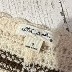 Ultra Pink  Brown and Cream Striped Crochet Top Photo 6