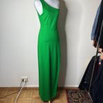 Lulus  Green Good Times Only One Shoulder Maxi Dress Photo 5