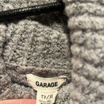 Garage Women’s Cozy Gray Ribbed Chunky Turtleneck Sweater Size XS Photo 4