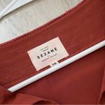 Sézane Sezane Silk Dress tunic shift womens Red (size 36) boho folk feminine minimalist Photo 1