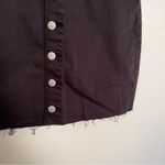 PacSun  Button Front Denim Mini Skirt Black Photo 5