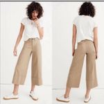 Madewell  Langford Wide-Leg Crop Pants in Light Latte in Size 26 Photo 1