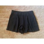 Loft  Black Pleated Dress Shorts With Side Zip Women’s Size 8 Photo 8