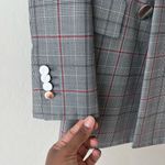 Calvin Klein 205W39NYC Glen Plaid Fine Worsted Wool Double Breasted Blazer Sz 2 Photo 8