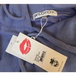 Wildfox  Trenton Lavender Crop Hoodie Size Medium NWT Photo 8