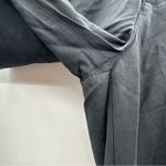 Madewell  The Harlow‎ Wide-Leg Linen Blend Pants in True Black Sz 0 NEW Photo 7