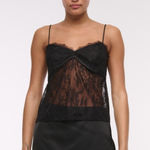 Abercrombie & Fitch Abercrombie Scarlett black satin mini skort  Photo 0