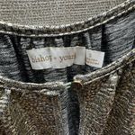 Bishop and Young  ALESSIA dress metallic fabric glam gold size S NWT Photo 3