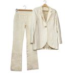 Soft Surroundings Leontine Ponte Knit Animal Print Pant Suit Set Photo 9