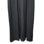 Laura Ashley Vintage Black Velvet Maxi Dress Size 10 | Long Sleeve Evening Gown Photo 6