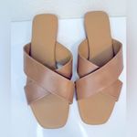 Nisolo Catalina Almond Leather Slide Sandals Size 10 Brown Photo 3