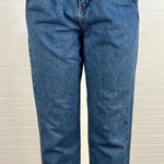 Garage  Paper Bag Mom Denim Jeans High Waist Rise Cotton Raw Hem Pleat size 7 Photo 0