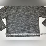 Urban Romantics  Heathered Black and white Sweater with Button Accents 🤍🖤 Photo 1