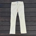 True Religion Vintage Y2K  Pale Yellow Low-Rise Straight Leg Skinny Jeans Photo 1