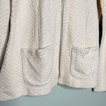 Anthropologie Rosie Neira Women’s Geo Diamond Knit Full Zip Jacket Cream Medium Photo 8