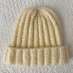Lululemon Ivory Ribbed Knit Beanie Winter Hat Photo 1