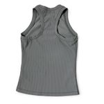 Bucked up Ribbed Racerback Tank Top Athletic Sleeveless Activewear Top Gray Photo 1