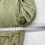 New House Of Harlow 1960 Olive Green Satin Bomber Jacket Ruched Glam Retro Sz S Photo 5