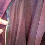 Maggie Barnes Purple Button Up Trench Coat with Belt and Zip‎ in Lining Size 18W Photo 3