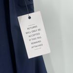 Eloquii  Dress Size 20 Navy NWT Midi Stretch Sleeveless Ruched Bodycon Plus Curvy Photo 5